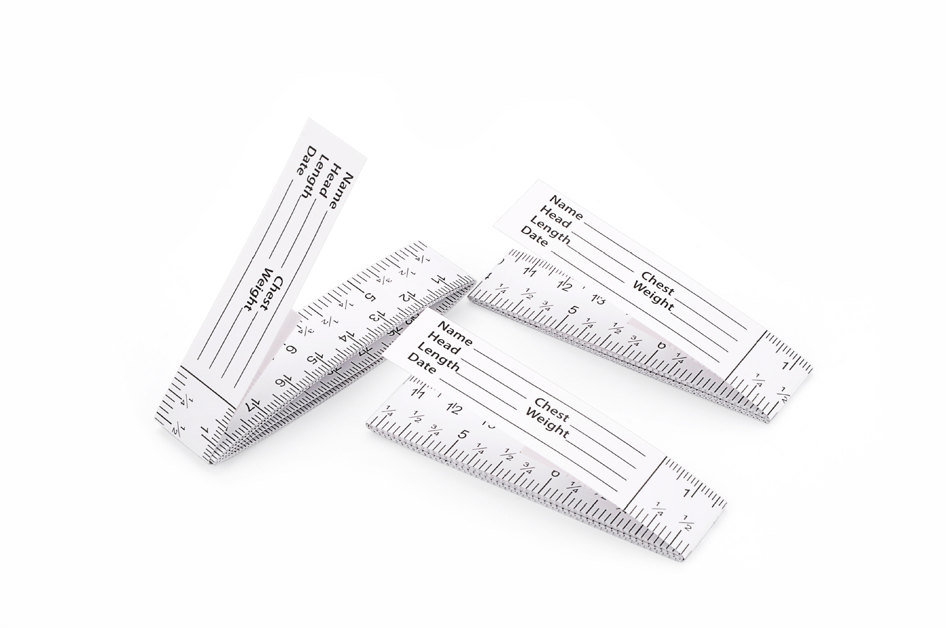 5米公英制纸尺现货 厘米英寸刻度铜版纸尺可定制