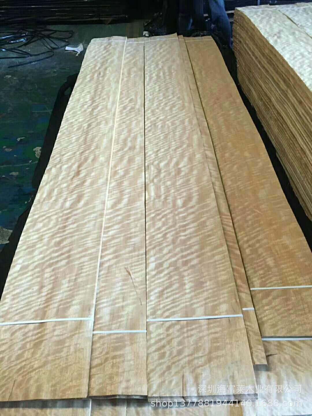 强影尤加利木皮 白枫影木染色木皮 染色强影木 金影 红影天然木皮