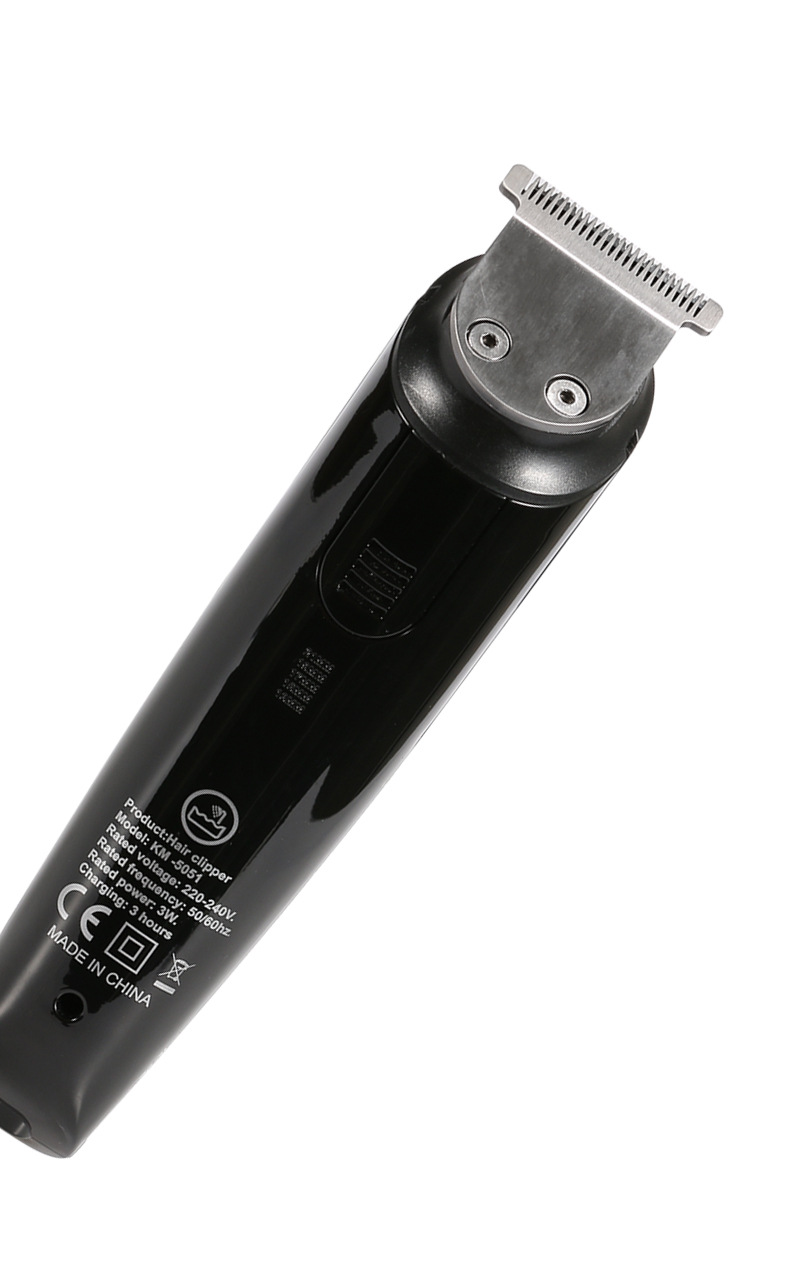 科美km-5051全身水洗t字刀头理发器专业剃光头电推剪大功率电推子