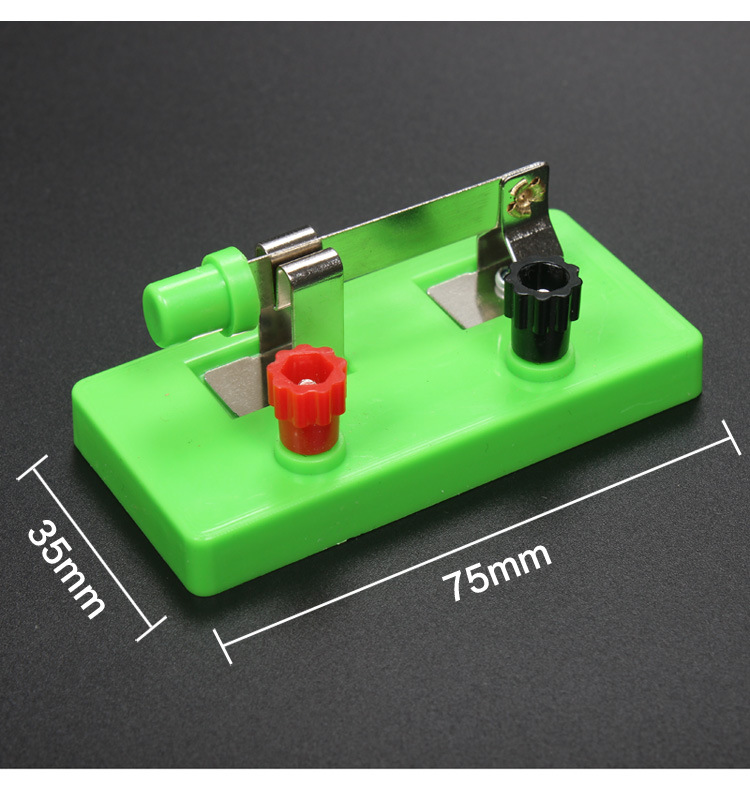 单刀单掷开关单闸开关23011物理电学实验器材中小学教学仪器厂家