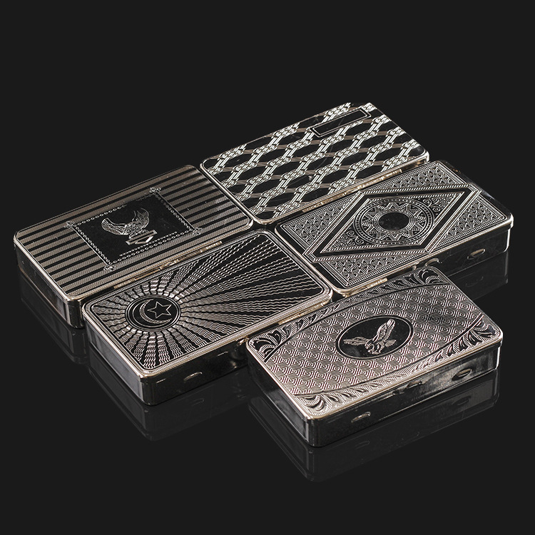 烟斗烟丝盒便携保湿烟丝盒子 密封个性金属手卷烟草盒 烟盒