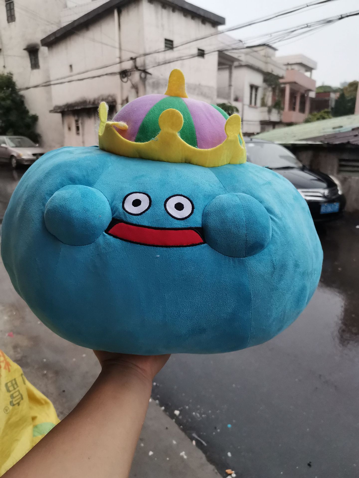 外贸尾单日单 日本勇者斗恶龙 史莱姆 史莱姆国王 毛绒玩具公仔