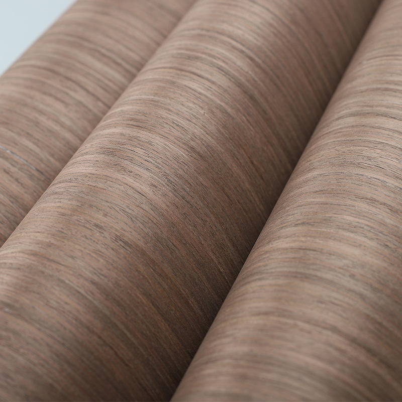 厂家直销黑橡木皮家装建材衣橱衣柜科技木皮定制光滑木皮