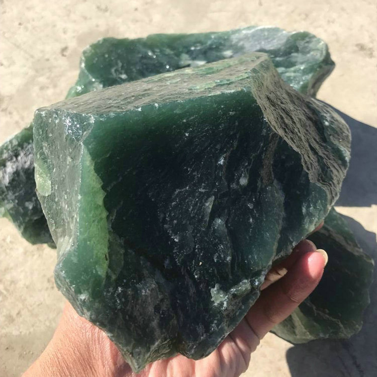 天然岫玉180毛料 雕刻玉器挂坠摆件 玉石原石 岫玉边角料籽料裸石