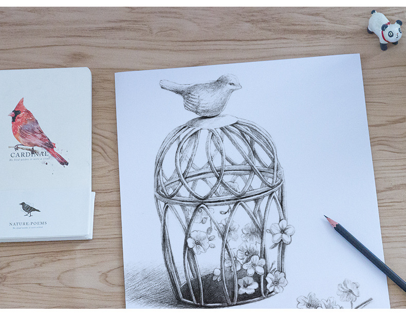 玛丽素描纸 老人头素描纸 速写4k8k水粉纸素描绘画纸美术专用批发