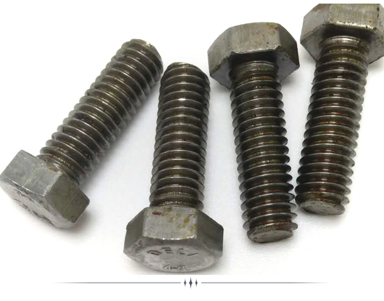 英制外六角螺栓m3/8 m1/2英制大头六角切边粗牙螺丝碳钢4.8级螺钉