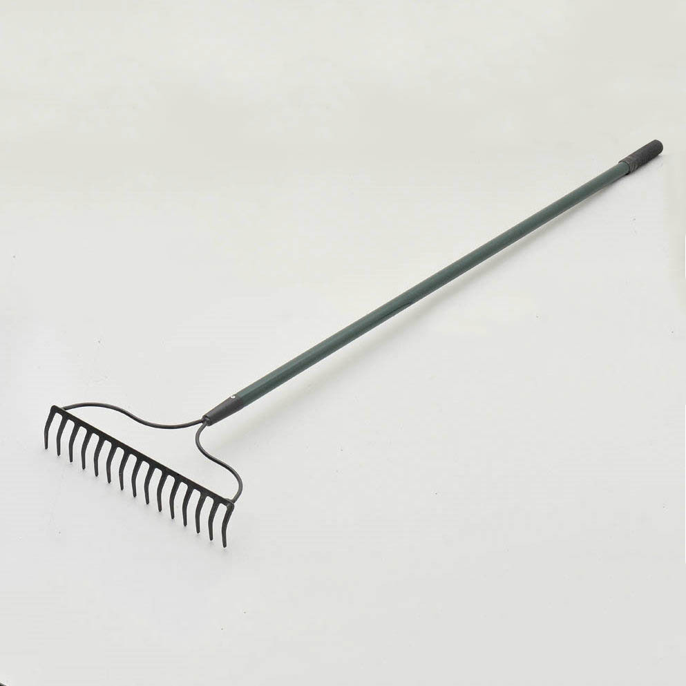 厂家批发 长木柄园林工具钉耙 高碳钢多齿搂草翻土耙绿化农作耙头