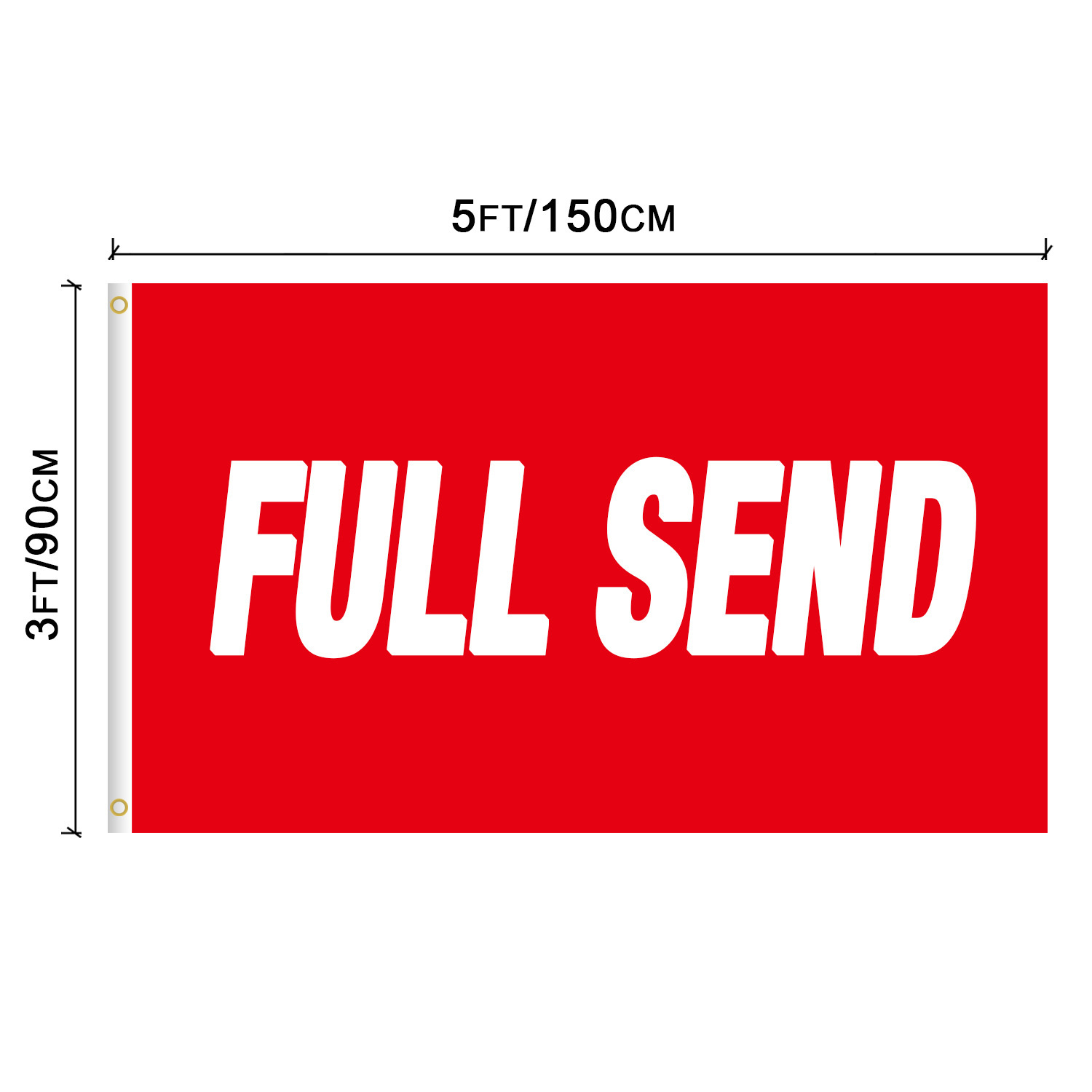 Factory in Stock Full Send Nelk Boys 90 * 150cm US Internet Celebrity Spot Flags Support Wholesale