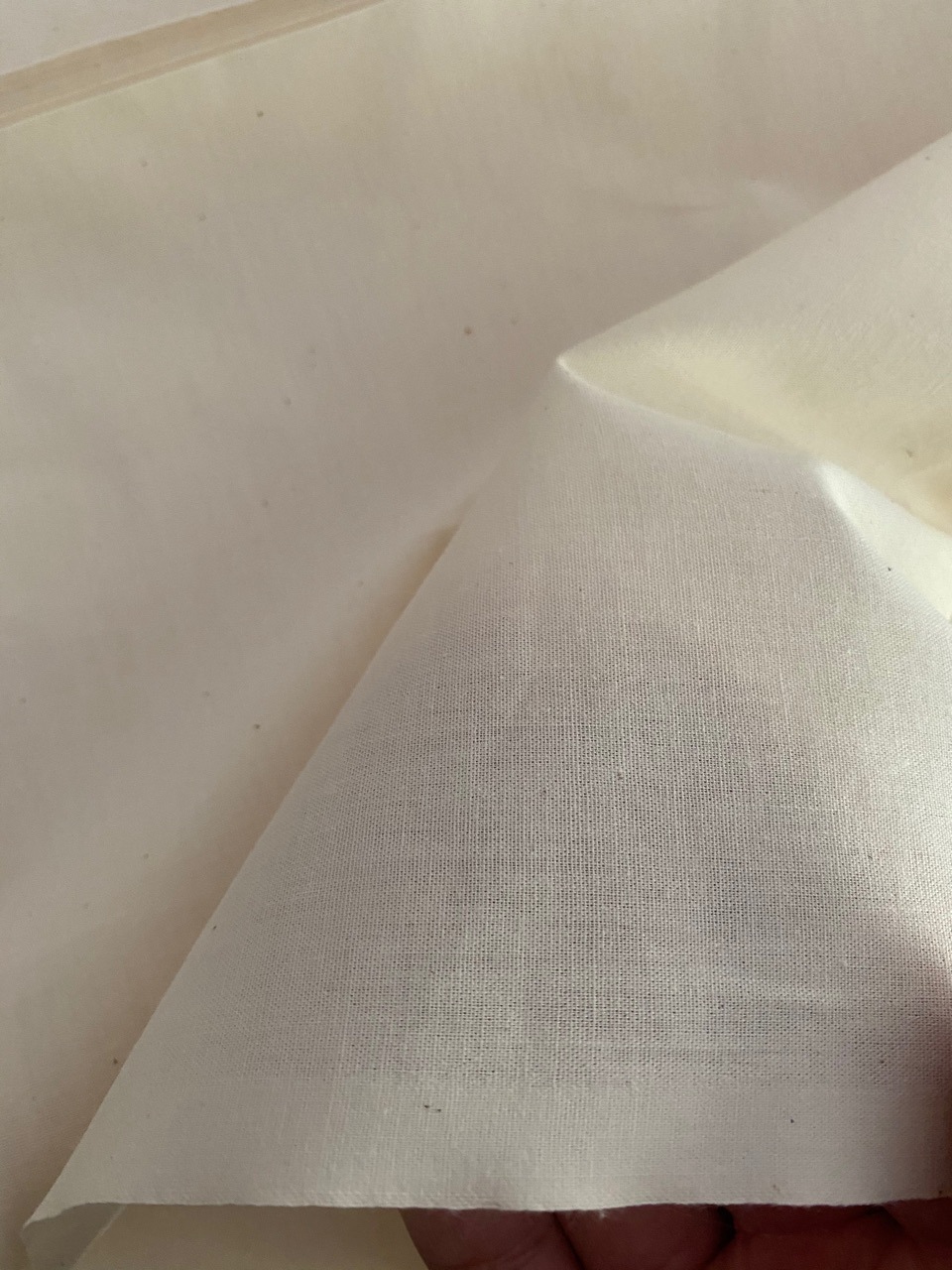 厂家直营纯棉坯布 白布 90宽 孝布 孝衣用布 裁剪设计用布