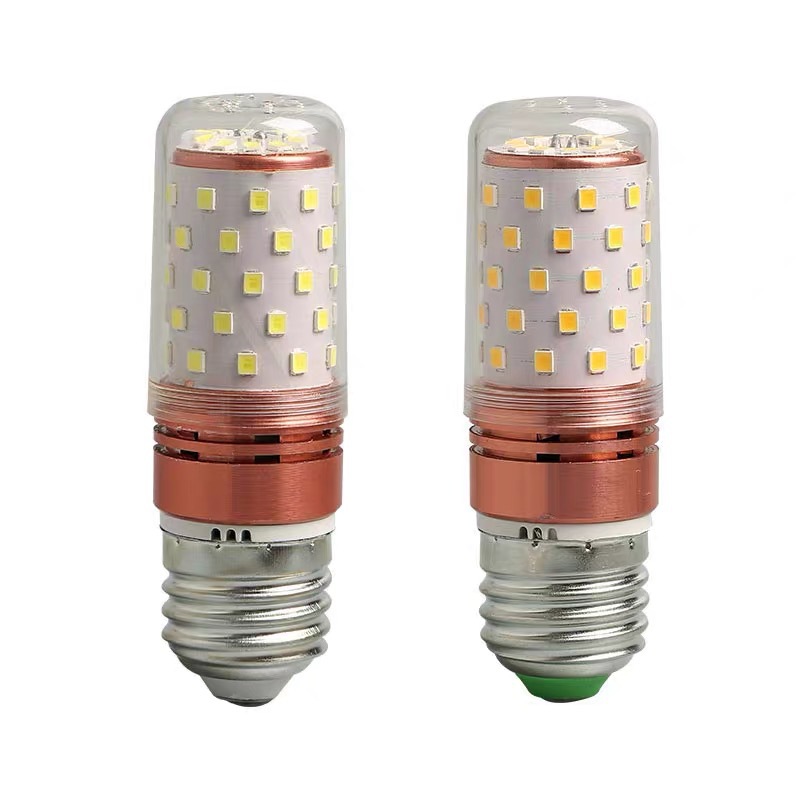 批发led玉米灯泡无影泡节能家用e27大功率e14小螺口双色光源