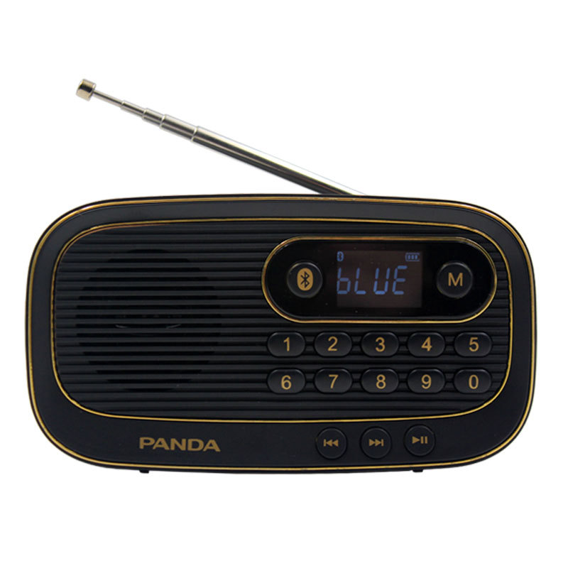 panda/熊猫s20老人便携式数码播放器fm调频广播tf插卡蓝牙收音机