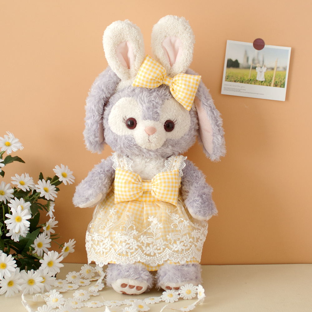 粉色西瓜裙星黛露娃娃衣服着替stella芭蕾兔毛绒公仔玩具换装娃衣