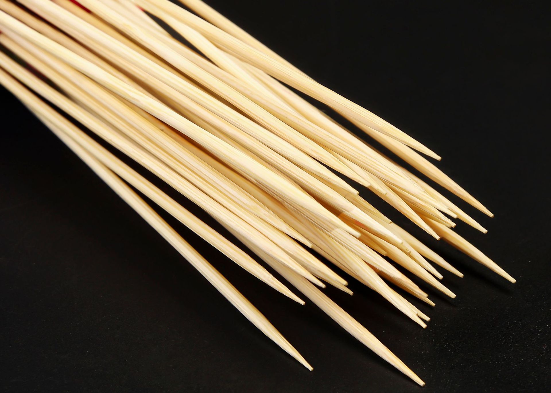 100支/包酒吧水果签花签 ktv小吃水果签 竹木牙签装饰签 厂家定制