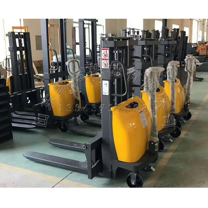 直供半自动叉车 可定制装卸车 电瓶升降叉车载重1吨2吨搬运车批发