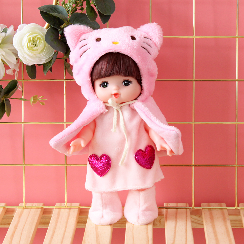 卡通咪露小美乐娃娃衣服配件休闲套装女宝宝过家家娃娃穿衣练习8