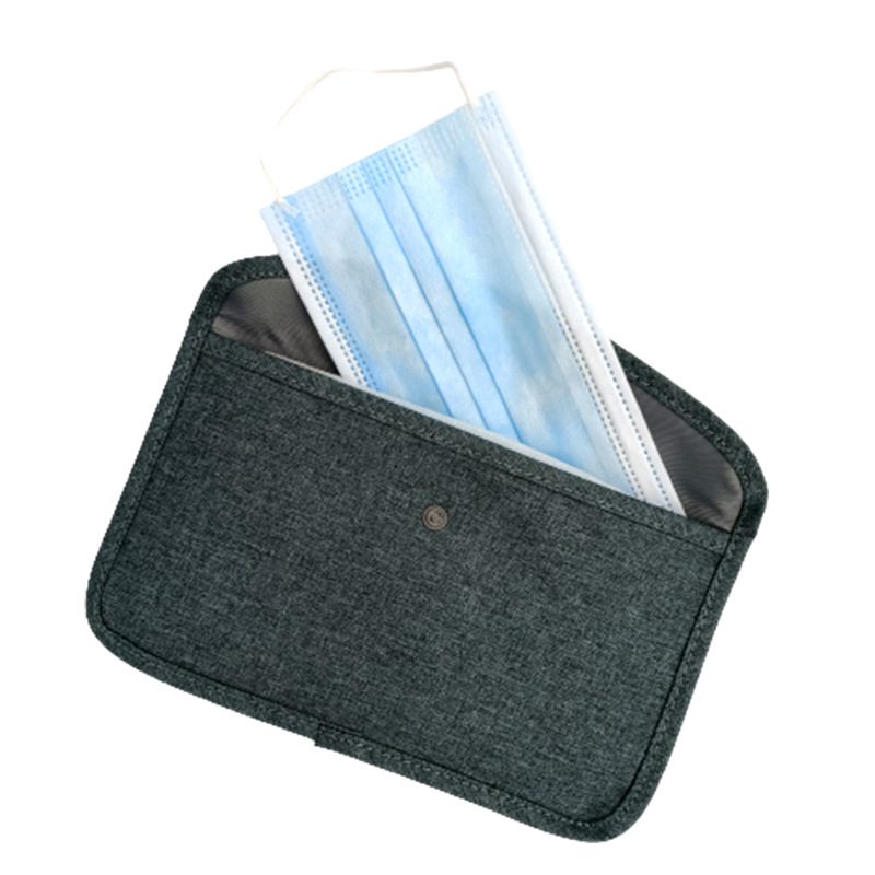 口罩收纳袋现货防尘防水口罩收纳包户外口罩手拿包厂家直销