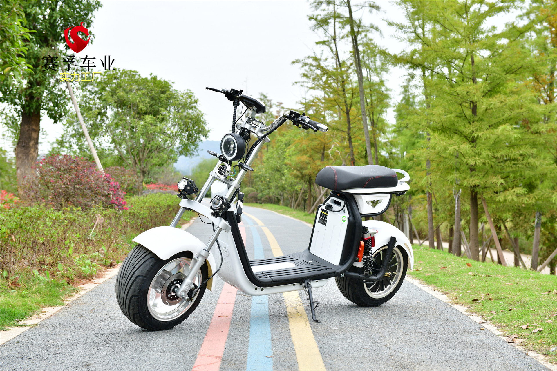 厂家直供哈雷电动车代步车双人电动车哈雷摩托车踏板电瓶车