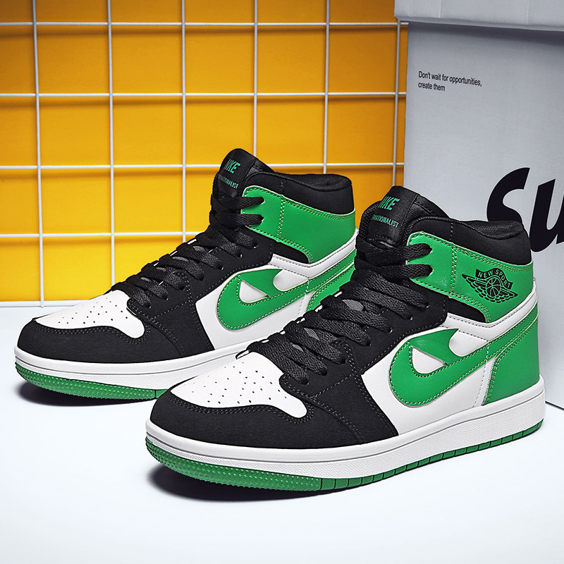 2021新款aj男鞋高帮空军一号花宝兰莆田情侣女板鞋潮流运动篮球鞋