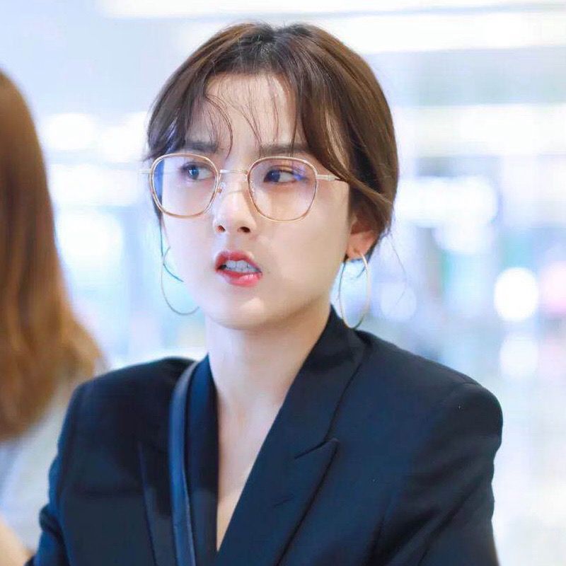 m2057明星宋祖儿同款眼镜网红街拍装饰平光镜休闲方形小框可配镜