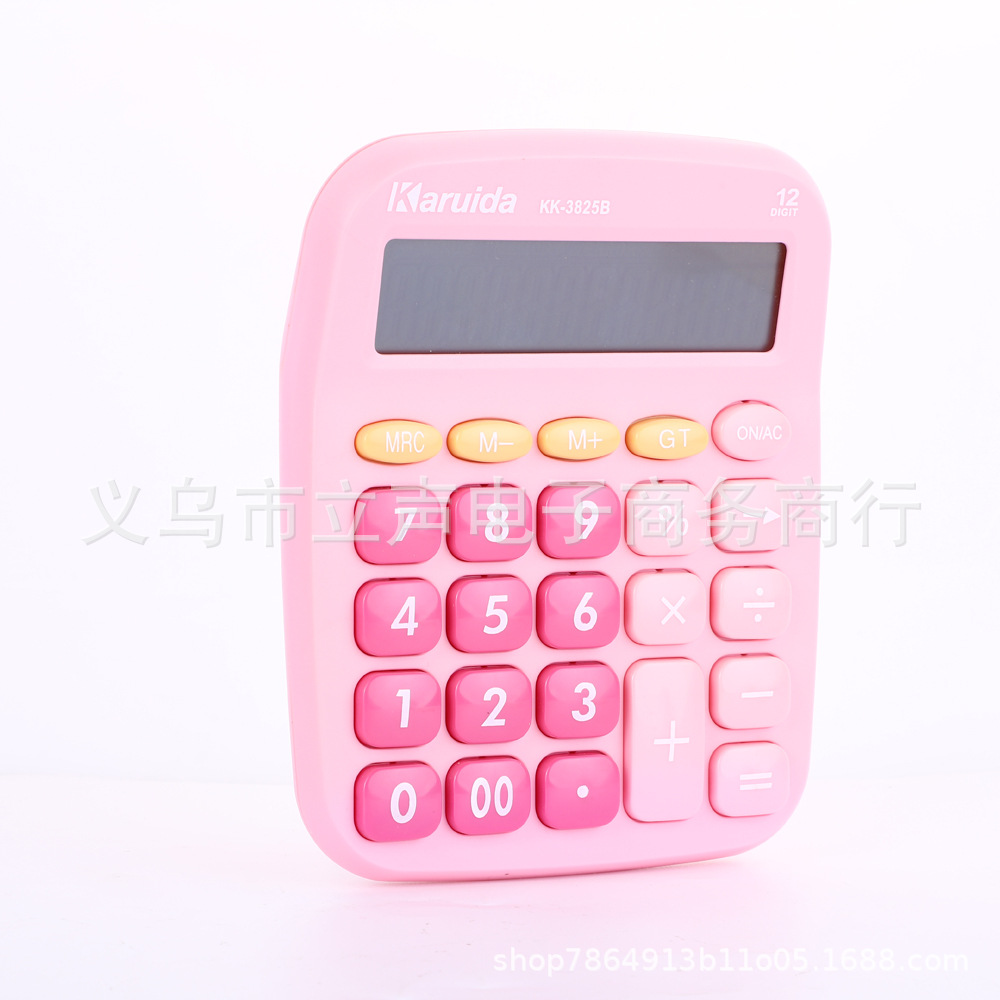 Supply Color Gift Calculator KK-3825B Classic Office Desktop Computer Logo Printing