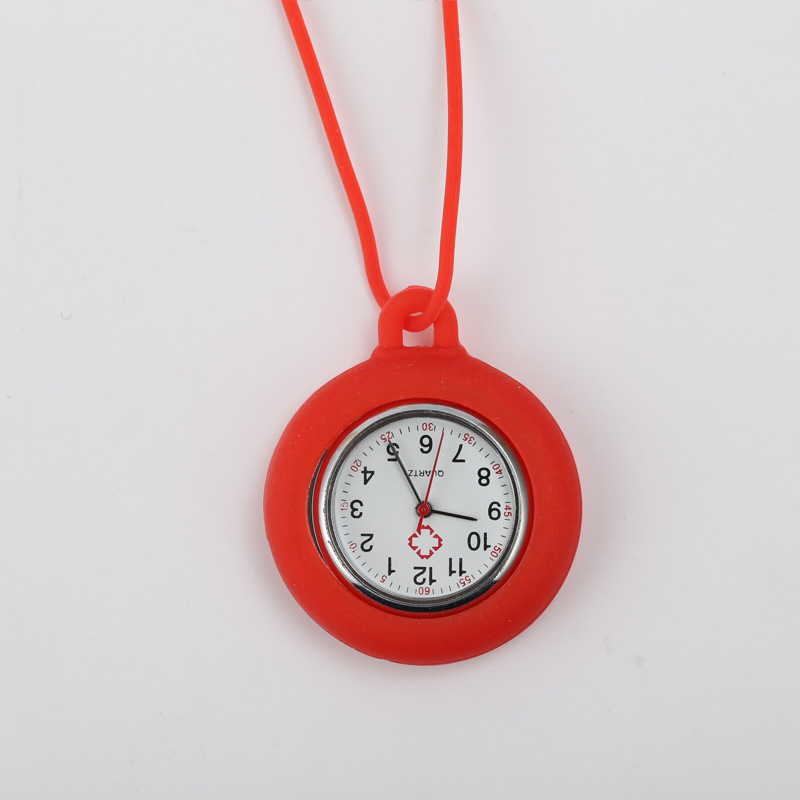 Wholesale Quartz Watch Silicone Nurse Watch Silicone Cartoon Nurse Pocket Watch Children's Watch Gift Promotion