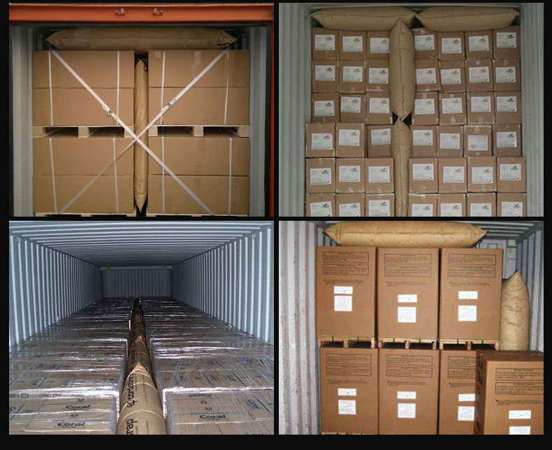 厂家直销优质抗压防晃集装箱充气袋牛皮纸编织袋集装箱货柜填充袋