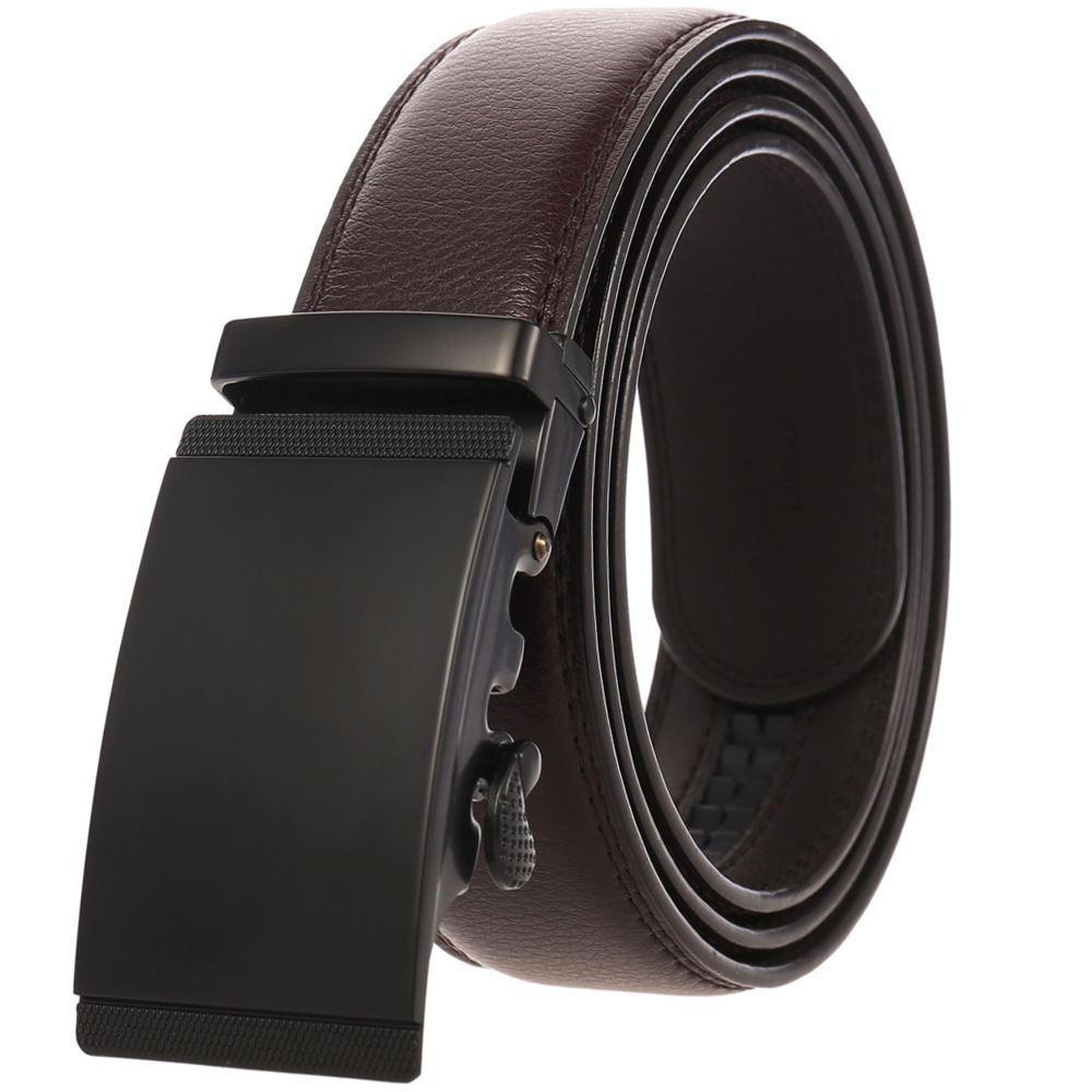 皮带男士二层牛皮 自动扣皮带男式皮腰带 ly25-1050-1