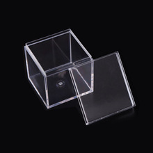 ps塑料透明盒方形糖果盒天地盖正方形食品史莱姆包装盒透明盒子