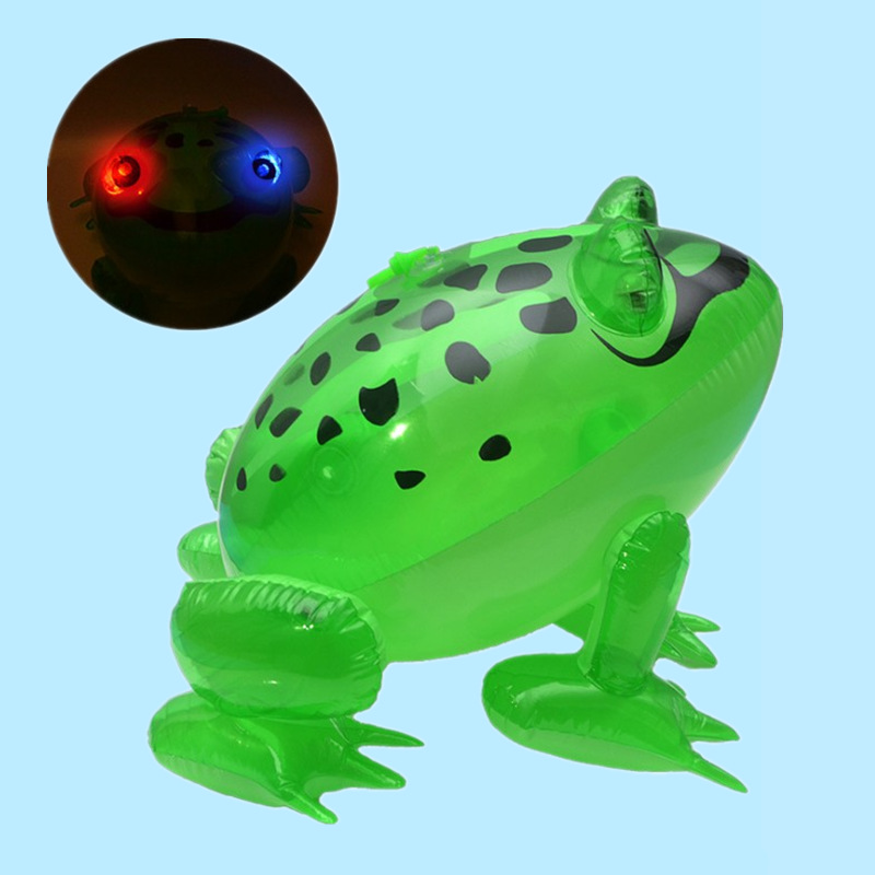 Factory in Stock Promotion Children's Inflatable Toys Inflatable Luminous Frog Inflatable Frog Large Luminous Frog