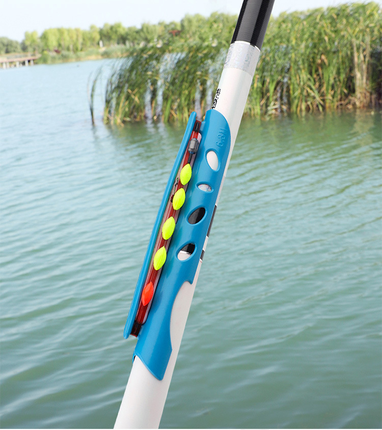 鱼竿收线器绕线卡夹手竿通用钓鱼线绕线板泡沫鱼杆缠线器大号卡扣