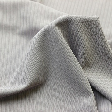 涤纶氨纶罗纹螺纹布服装面料针织纬编双面布低弹涤弹力4×2罗纹布