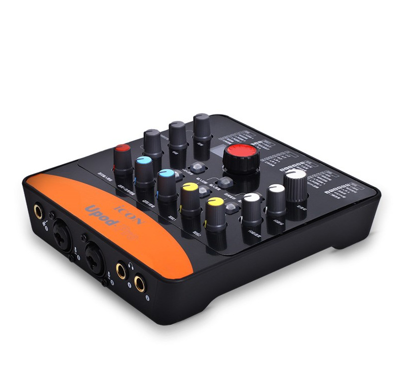 艾肯 icon upod pro usb外置声卡 带48v 即插即用 网络k歌套装