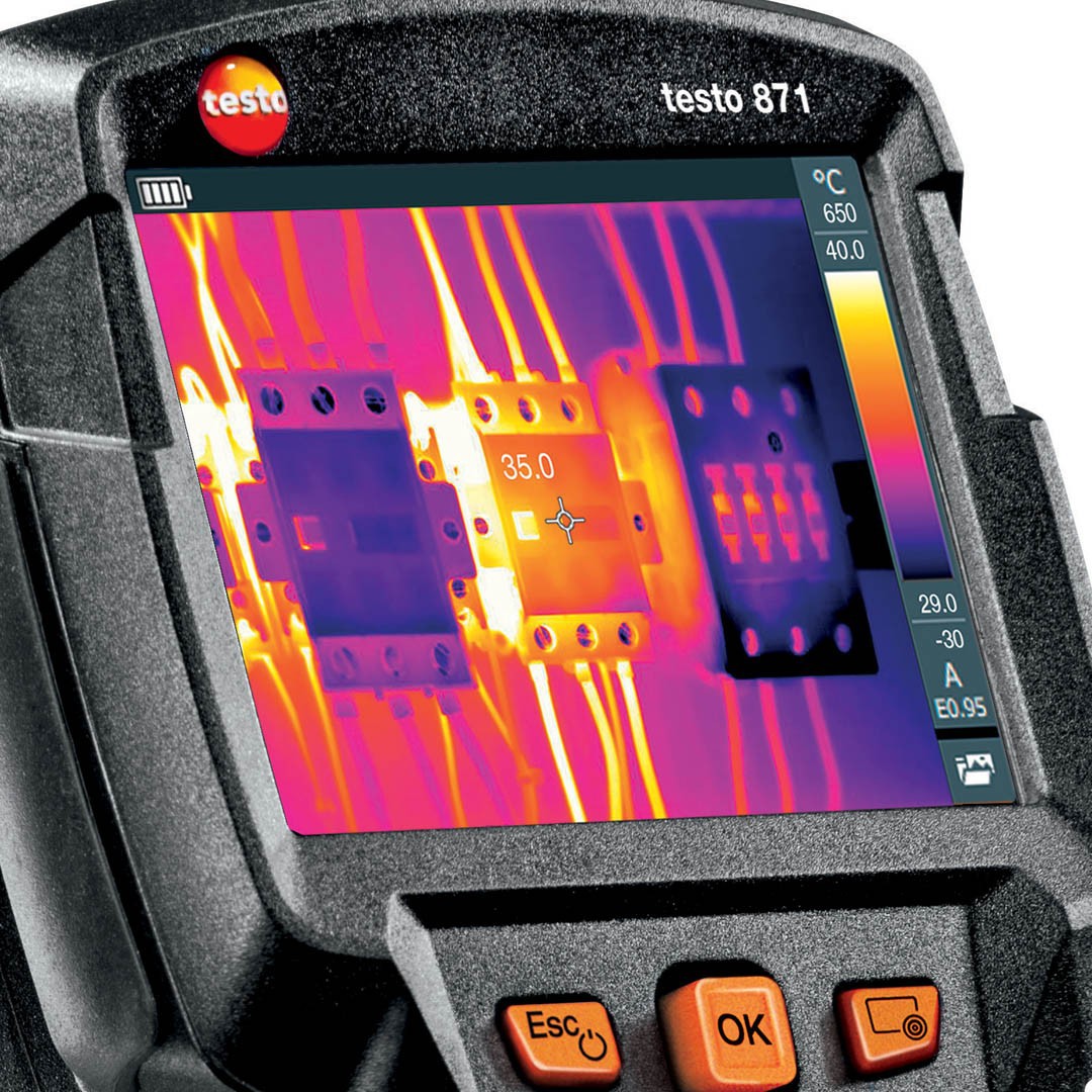 德国德图testo 871智能红外热像仪温度测量范围-30至650度