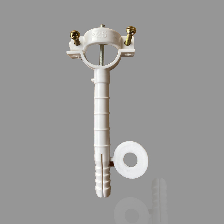 ppr管卡双丝立卡膨胀管卡 pp-r管件弯头三通直接水管卡管箍优惠