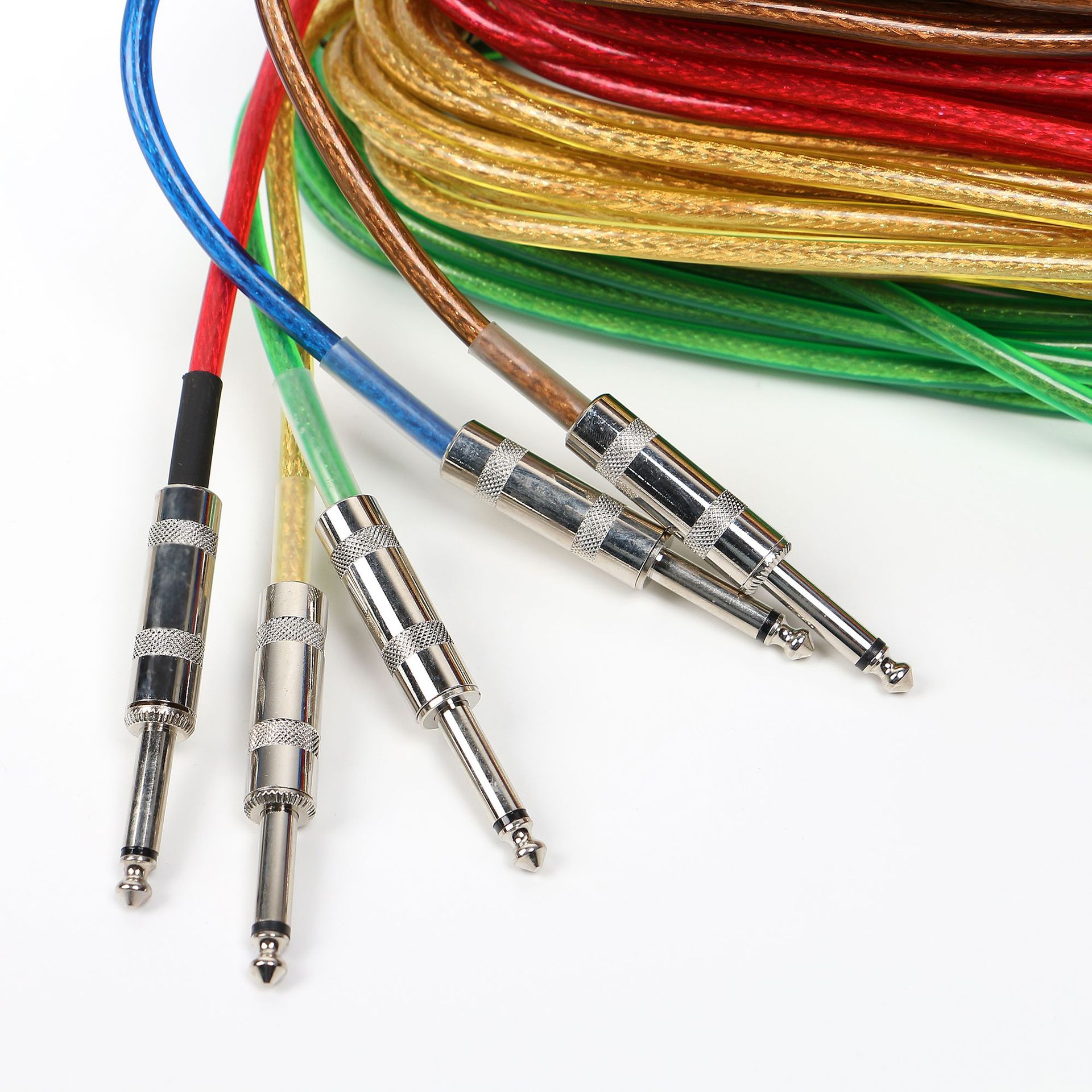 乐器专用连接线吉他贝斯音响连接线3米6米10米乐器音频线乐器配件