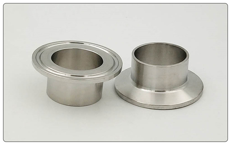 卫生级304不锈钢快装接头卡箍套装快速焊接直接端头卡盘固定卡扣