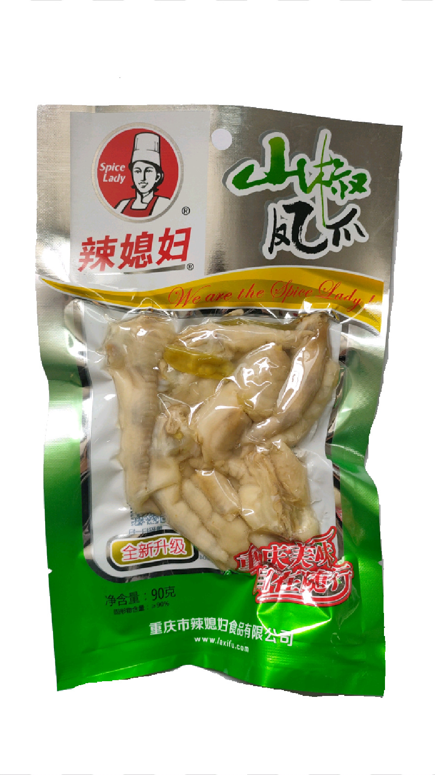 辣媳妇山椒凤爪泡椒鸡爪70g90g160g120g239g辣鸡脚麻辣休闲食品