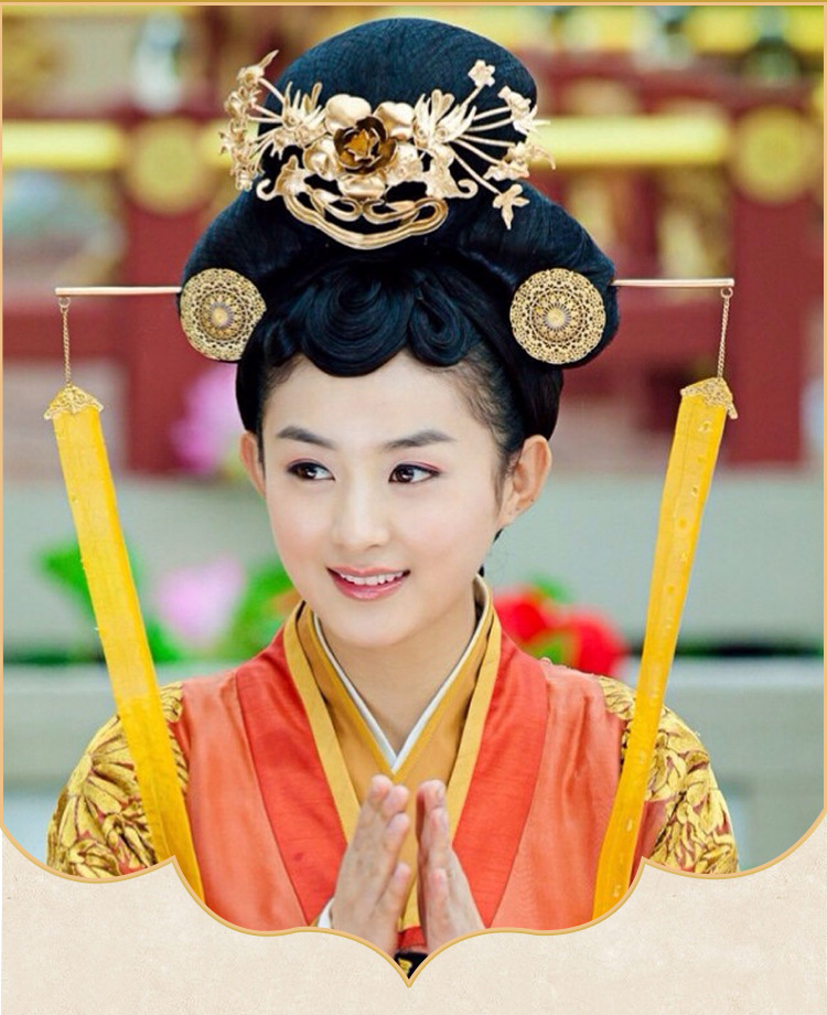 古装假发发包影视剧陆贞赵丽颖同款发包头饰影楼写真发髻发冠全套