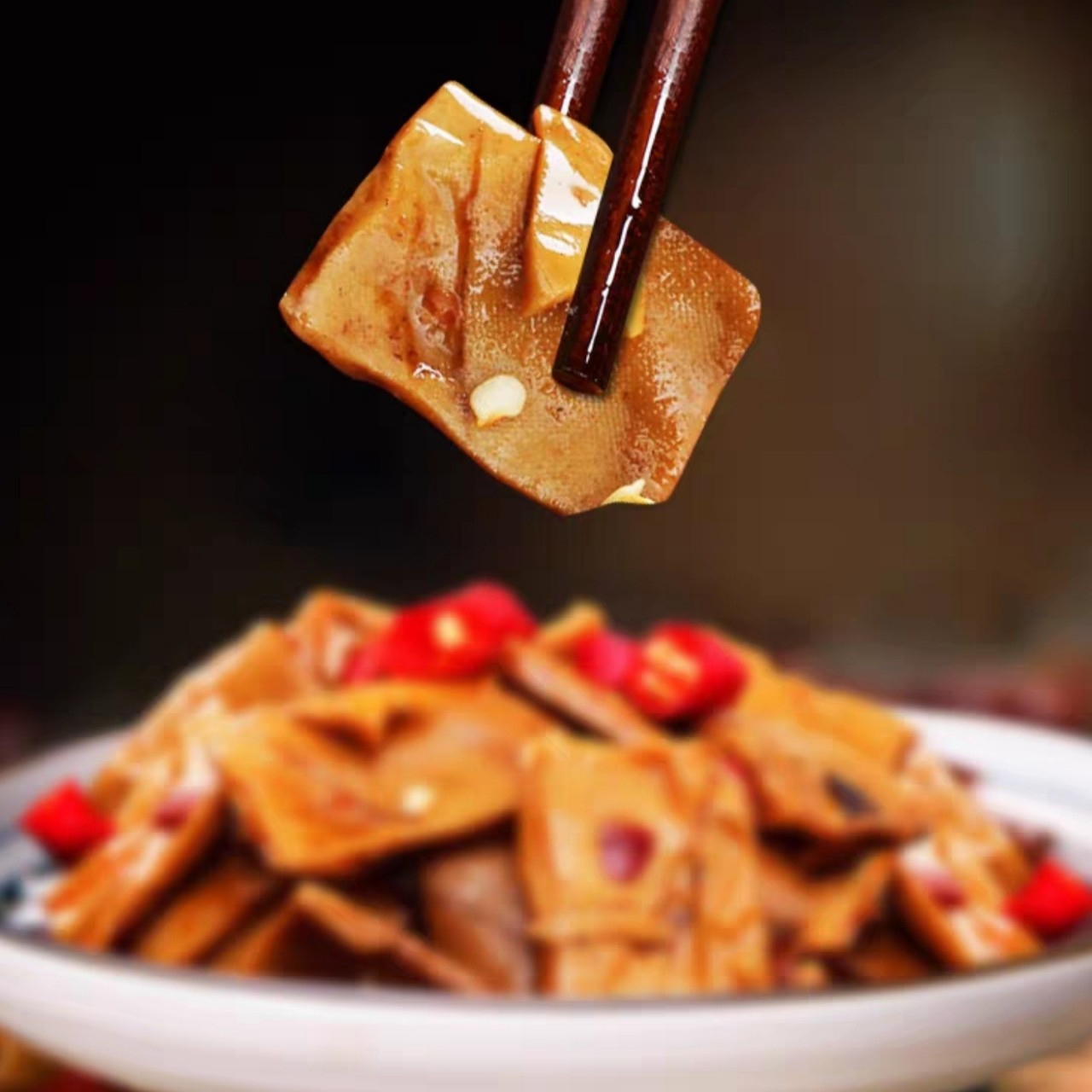 玉龙湖麻辣豆腐香辣千叶豆腐玉婆豆腐四川小吃ktv小吃开袋即食