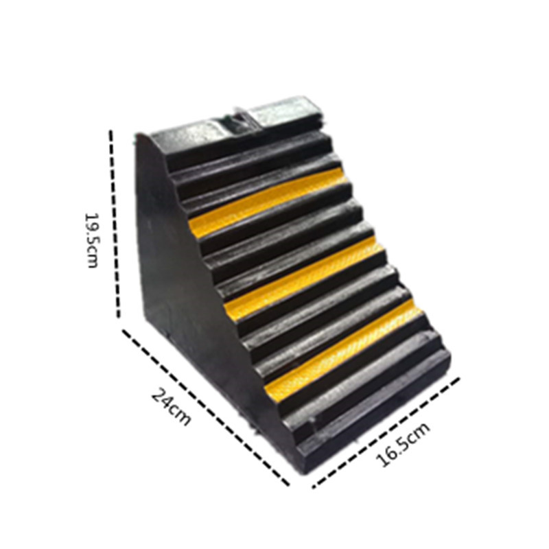 厂家直销 橡胶止退器 橡胶三角木挡车器 汽车货车止滑器