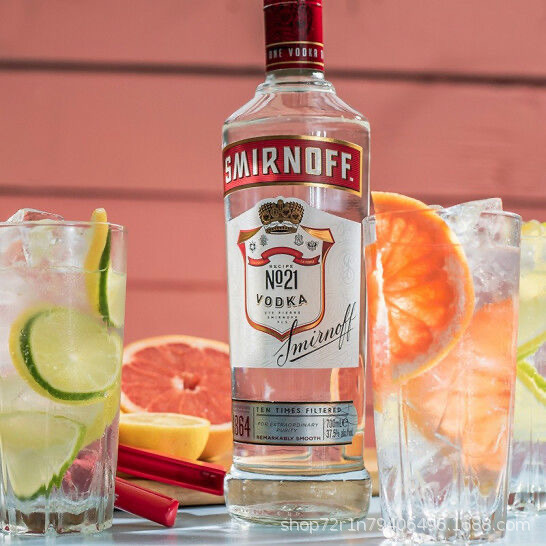 斯米诺皇冠 smirnoff 斯米诺红牌伏特加750ml 洋酒鸡尾酒调酒