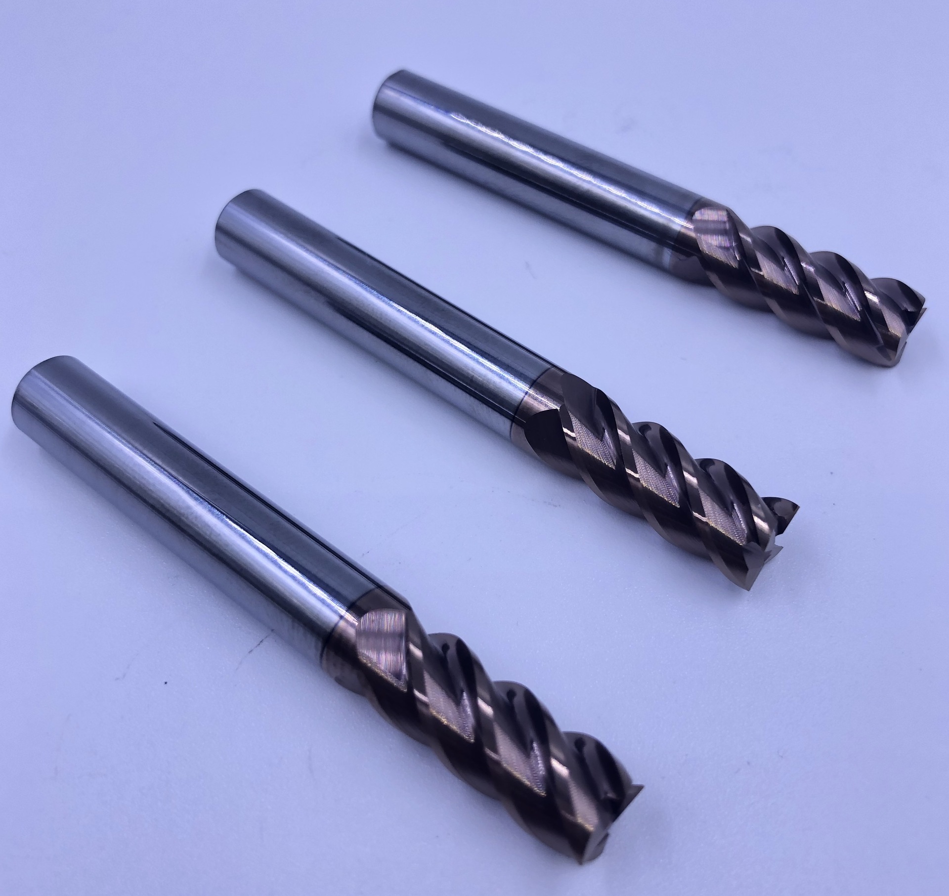 厂家供应批发qgt60度钨钢涂层铣刀高硬度数控刀具平头平底立铣刀