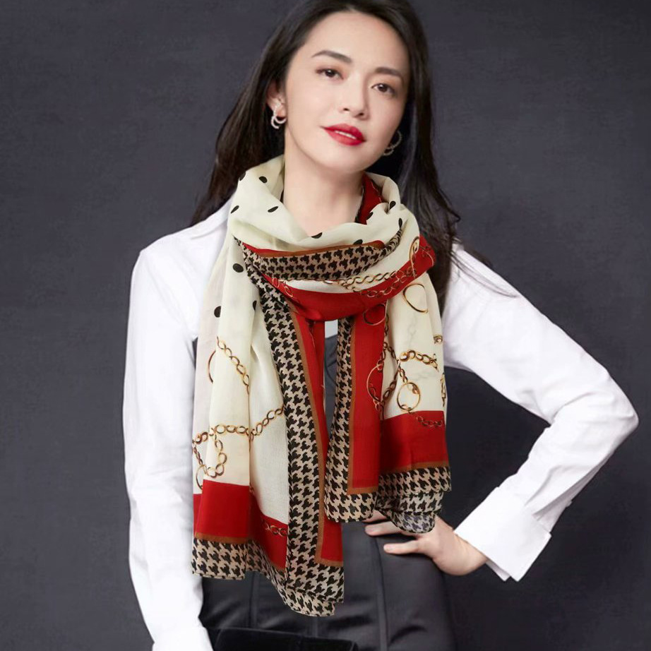 2020年秋冬爆款棉麻围巾女姚晨同款丝巾薄款百搭时尚披肩厂家直销