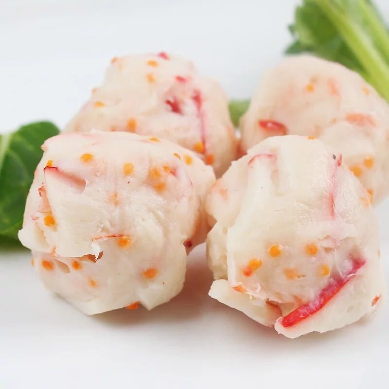 安井仿龙虾球速冻火锅丸子麻辣烫关东煮食材虾丸仿虾球2.5kg一包