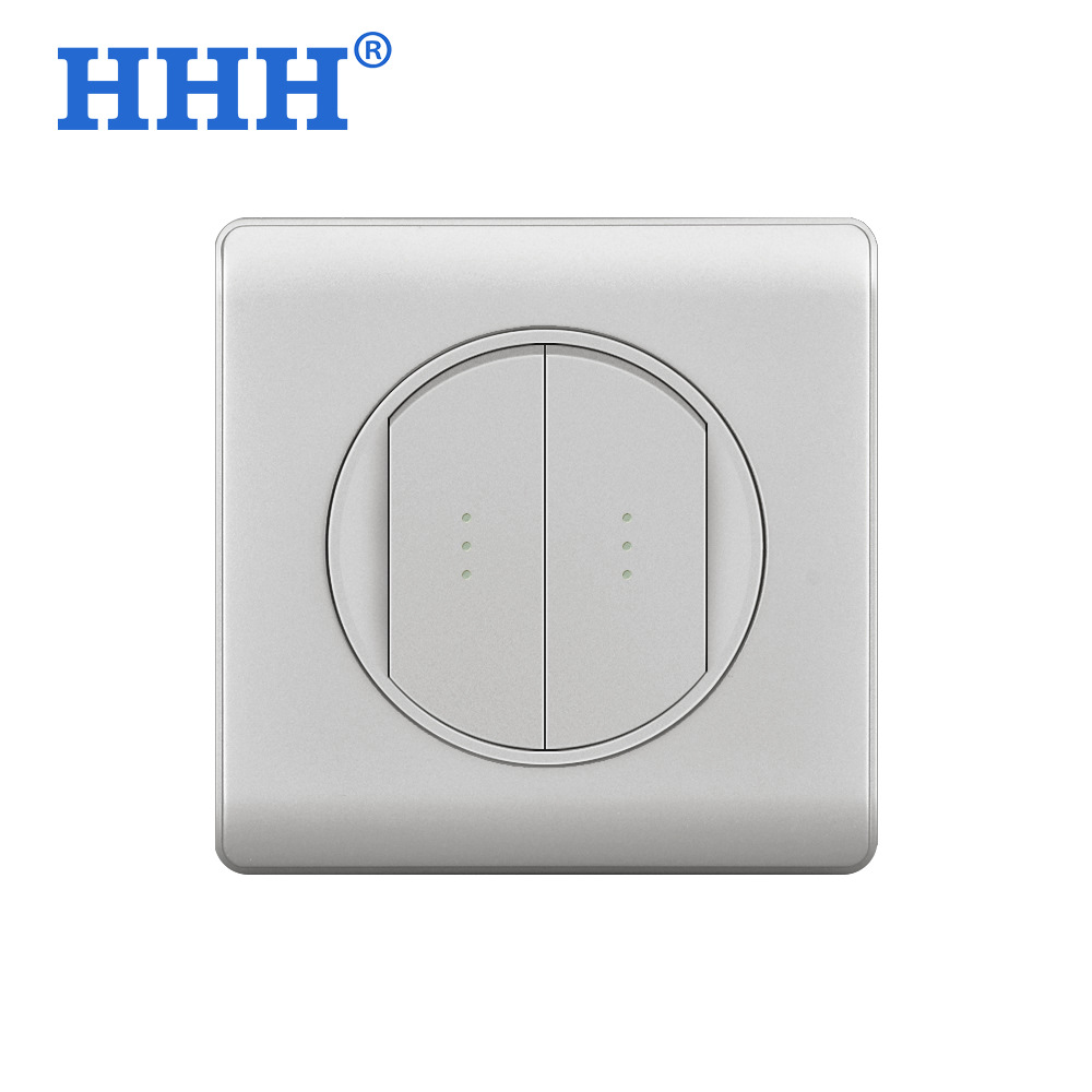 外贸专供80型欧洲德国标准开关插座墙壁面板二开双联双控2位-阿里巴巴