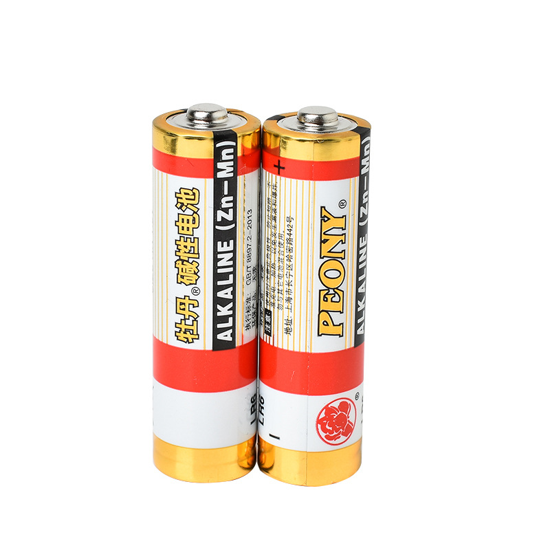 牡丹碱性电池原装正品5号 4节装正品聚能环aa型 干电池厂家批发