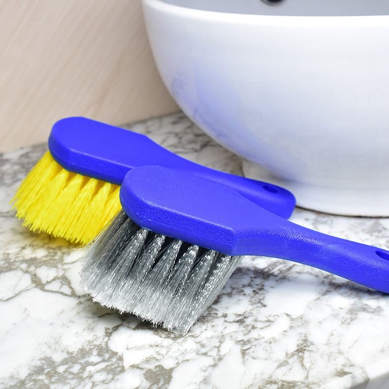 短柄清洁刷多功能浴缸刷厨房卫生间刷子塑料硬毛刷软毛去污长毛刷