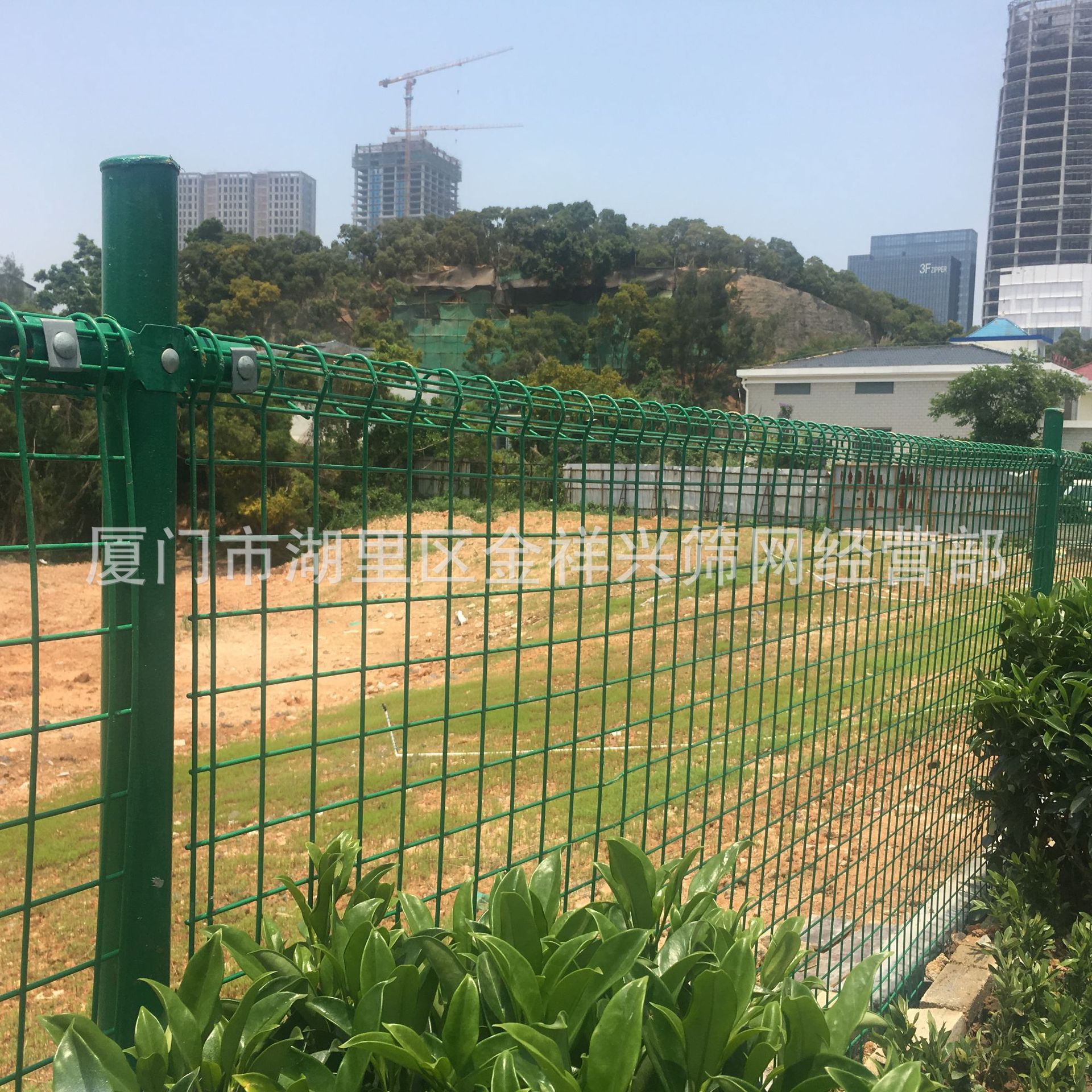 定制园艺双圈护栏网批发花园绿化带双圈护栏网市政园林隔离网