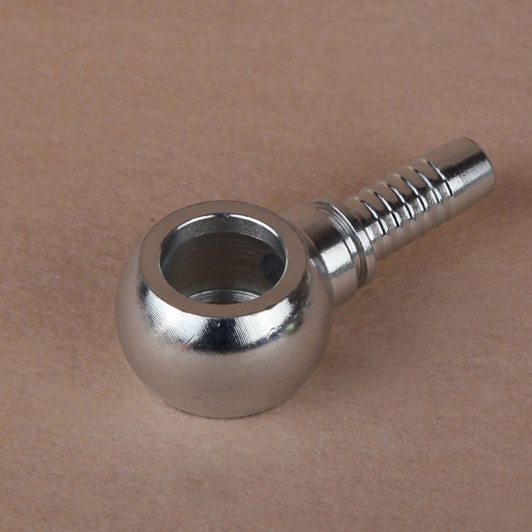 数控加工不锈钢bsp铰接接头 液压管连接配件高压管空心接头p72011