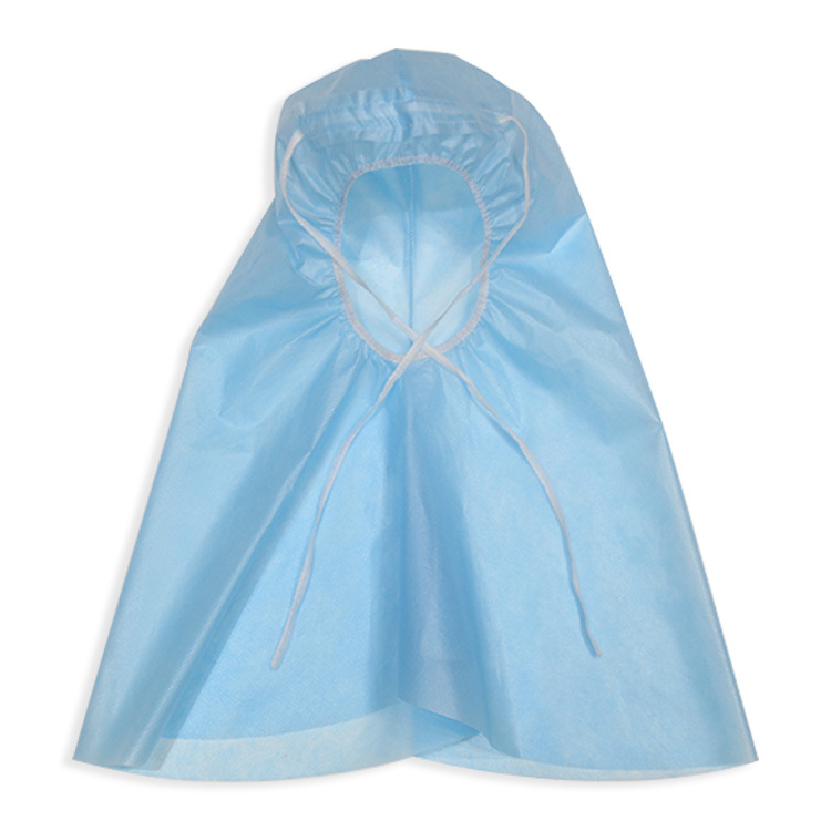 一次性无纺布pp pe 45g 防水隔离帽 防无尘 防颗粒 防护衣